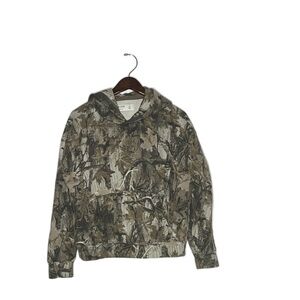 Hollister Tan Boxy Fit Hoodie